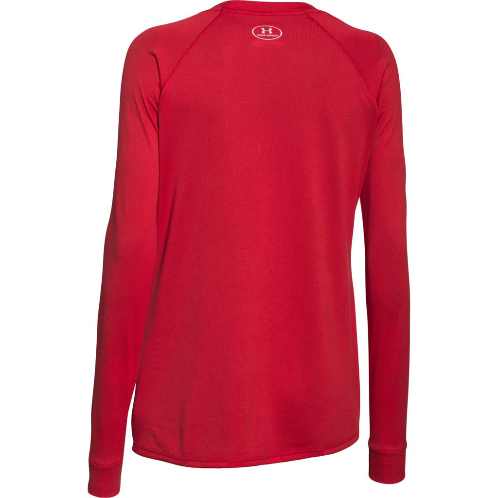 Under Armour Women's Red L/S Locker Tee