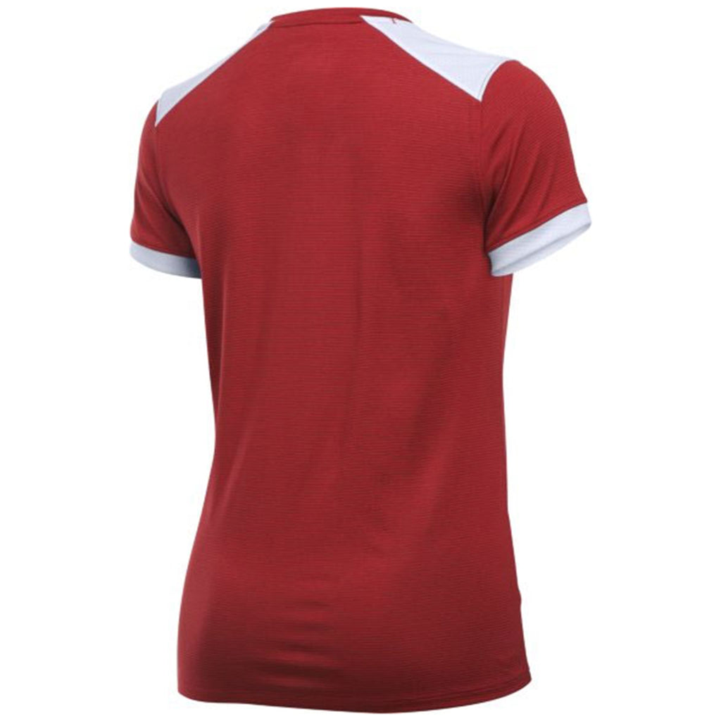 Under Armour Women's Red Threadborne Match Jersey