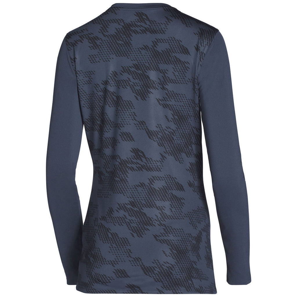 Under Armour Women's Black Ultimate Spike Print Long Sleeve Jersey