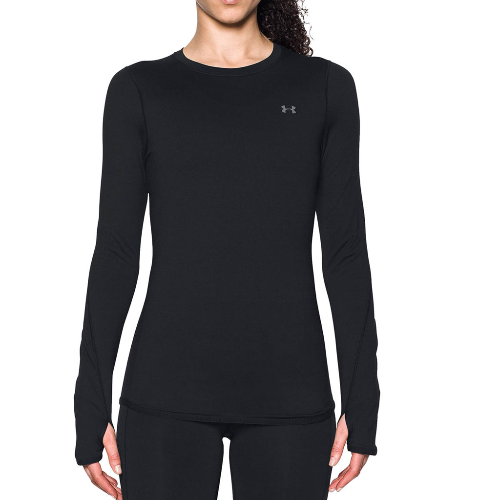 Under Armour Women's Black ColdGear Armour Crew