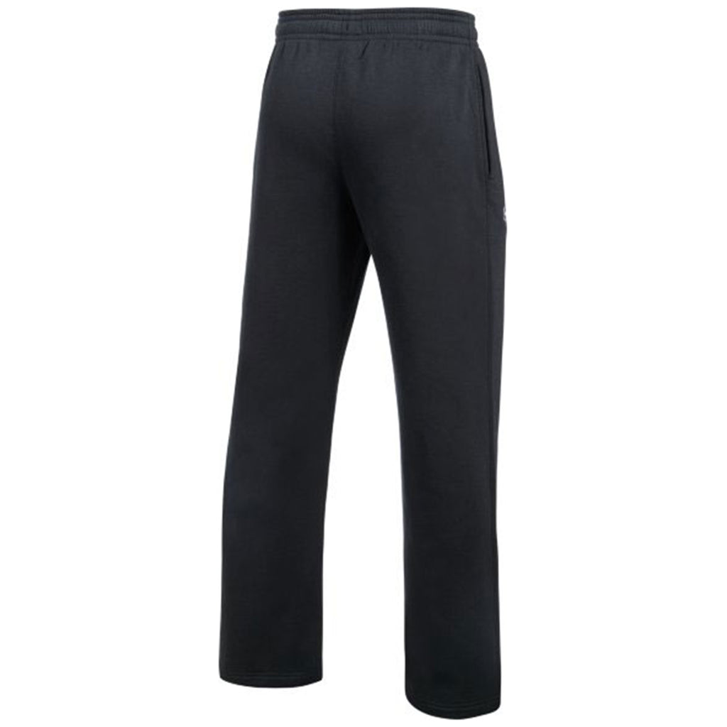 Under Armour Men's Black Hustle Fleece Pant