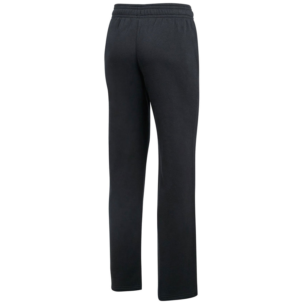 Under Armour Women's Black Hustle Fleece Pant