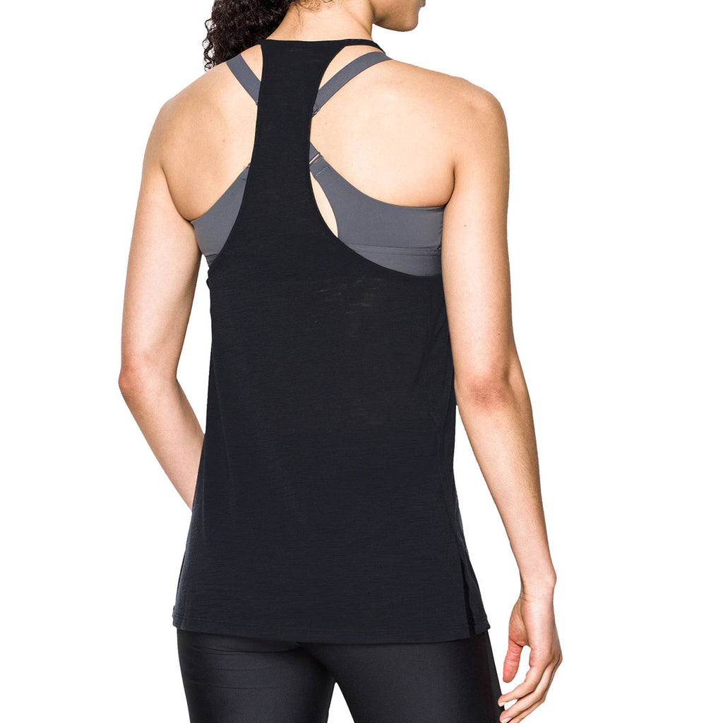 Under Armour Women's Black Threadborne Fashion Tank