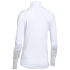 Under Armour Women's White/Elemental Light Heather Locker 1/4 Zip