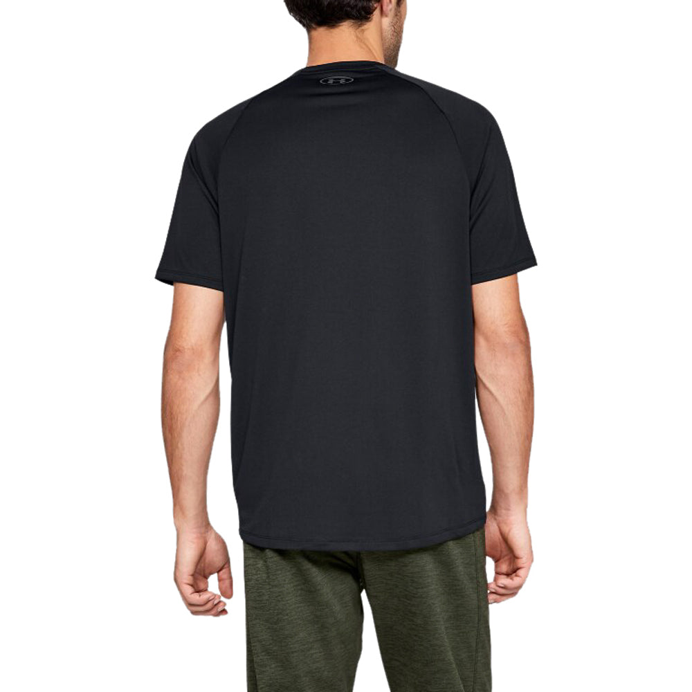 Under Armour Men's Black Tech 2.0 Short Sleeve Tee