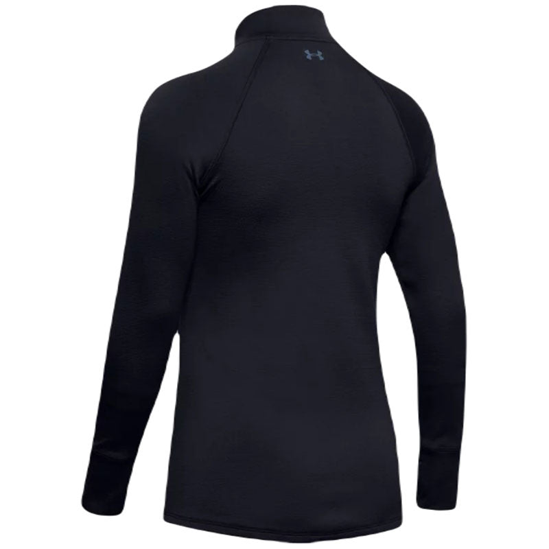 Under Armour Women's Black/Pitch Grey ColdGear Base 4.0 Half Zip