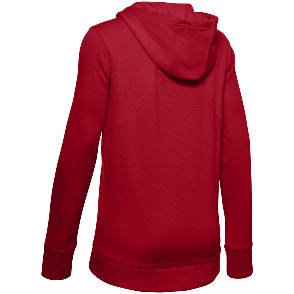 Under Armour Women's Red Dynasty Fleece Hoody