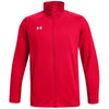 Under Armour Men's Red/White Command Warm-Up Full-Zip