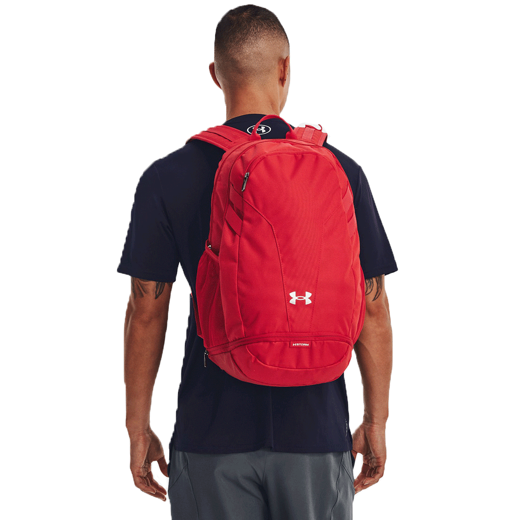 Under Armour Red Hustle 5.0 Backpack