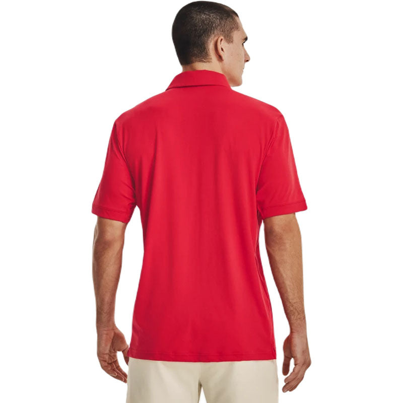 Under Armour Men's Red/White Title Polo