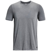 Under Armour Men's Pitch Grey/Black RUSH Seamless Short Sleeve