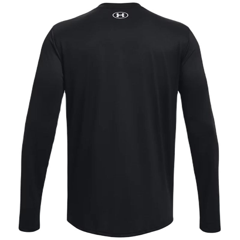 Under Armour Men's Black/White Team Tech Long Sleeve