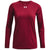 Under Armour Women's Cardinal/White Team Tech Long Sleeve