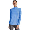 Under Armour Women's Carolina Blue/White Team Tech 1/2 Zip