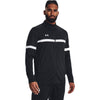 Under Armour Men's Black/White Team Knit Warm-Up Full Zip