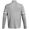 Under Armour Men's Mod Grey/White Team Knit Warm-Up Full Zip