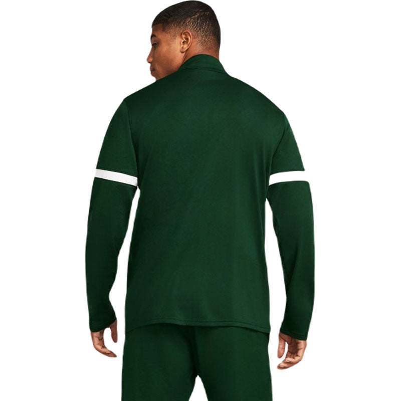 Under Armour Men's Forest Green/White Team Knit Warm-Up Full Zip