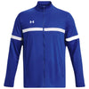 Under Armour Men's Royal/White Team Knit Warm-Up Full Zip