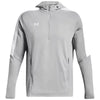 Under Armour Men's Mod Grey/White Storm Armour Fleece Hoodie