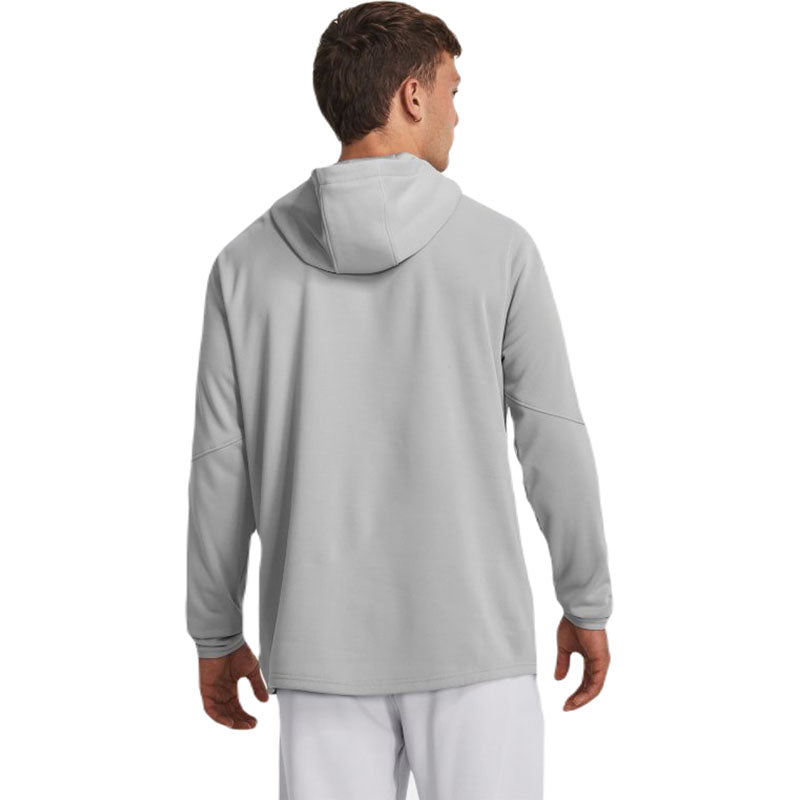 Under Armour Men's Mod Grey/White Storm Armour Fleece Hoodie