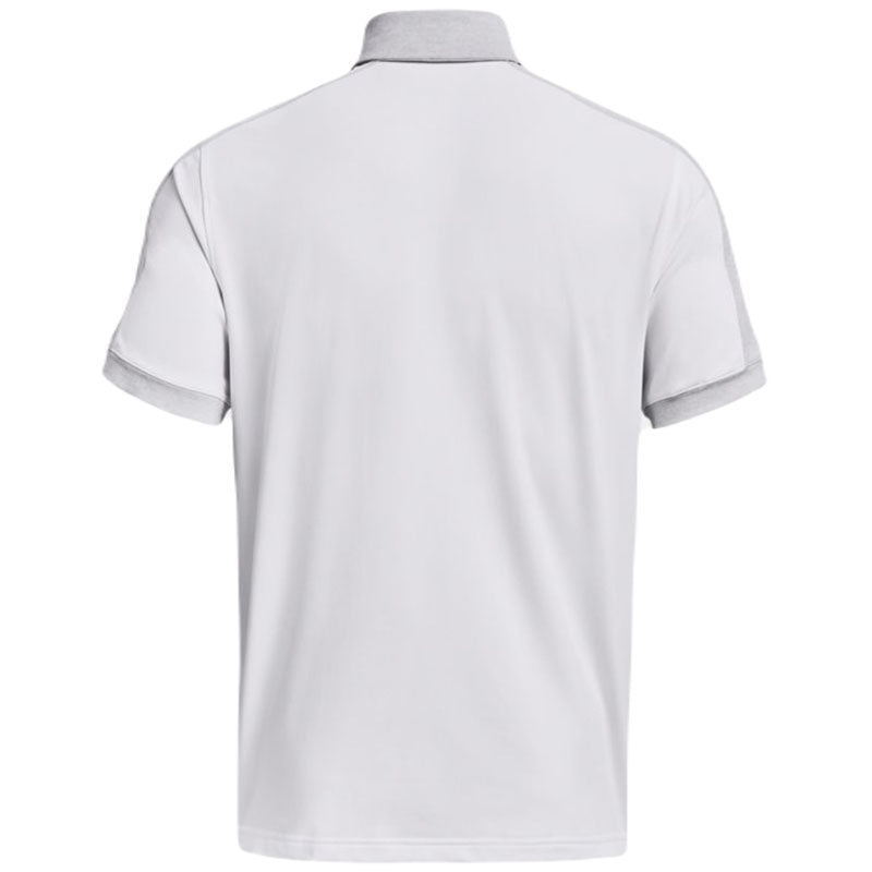 Under Armour Men's White/Mod Grey Trophy Polo