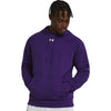 Under Armour Men's Purple/White Rival Fleece Hoodie