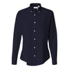 Van Heusen Women's Navy Long Sleeve Oxford Shirt-Alpha Sized