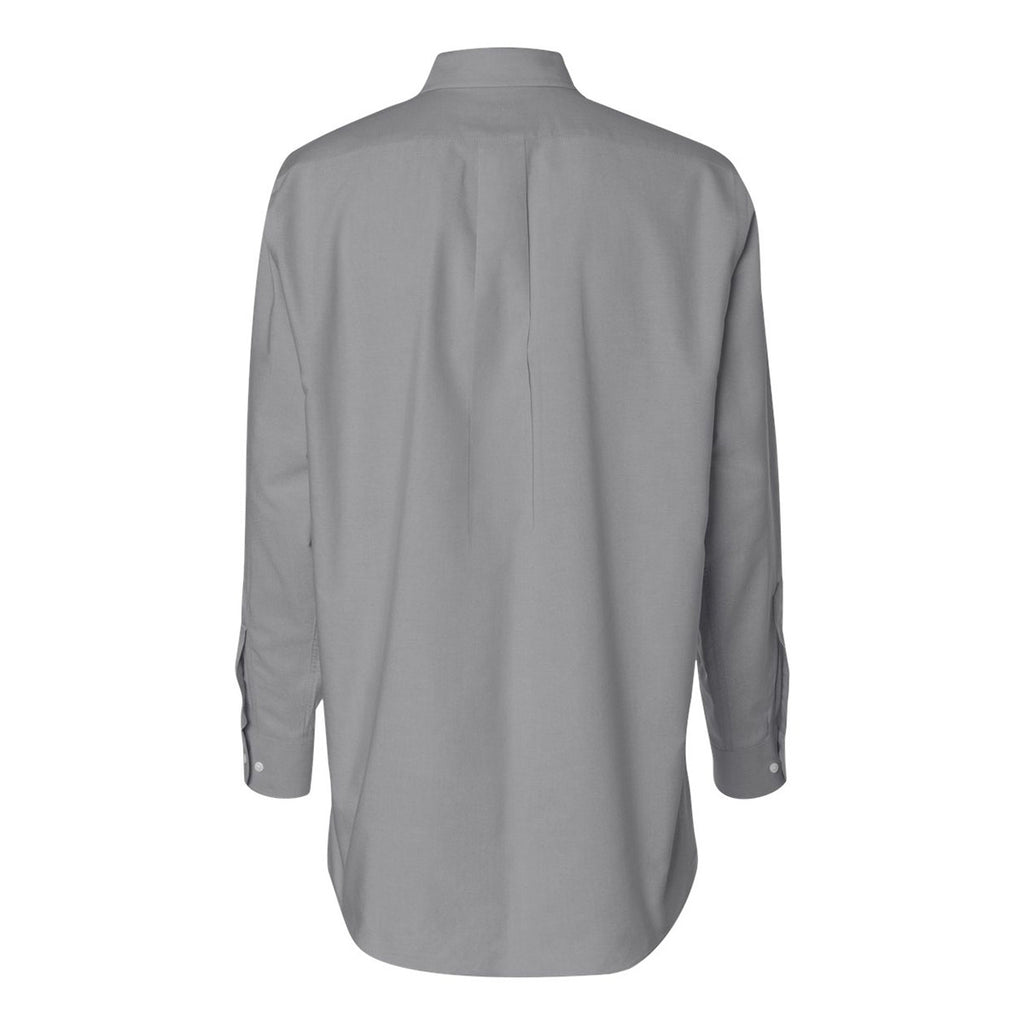 Van Heusen Men's Dark Grey Long Sleeve Oxford Shirt-Alpha Sized