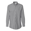 Van Heusen Men's Dark Grey Long Sleeve Oxford Shirt-Alpha Sized