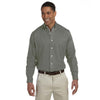 Van Heusen Men's Dark Grey Long Sleeve Oxford Shirt-Alpha Sized