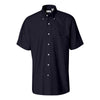 Van Heusen Men's Navy Short Sleeve Oxford Shirt-Alpha Sized