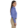 Van Heusen Women's Periwinkle Blue Silky Poplin Dress Shirt