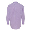 Van Heusen Men's Amethyst Gingham Long Sleeve Dress Shirt