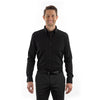 Van Heusen Men's Black Slim Fit Twill Shirt