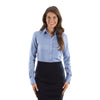 Van Heusen Women's Blue Performance Twill Dress Shirt