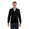 Van Heusen Men's Black Long Sleeve Quarter Zip Knit Sweater