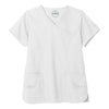 White Swan Women's White Fundamentals Modern Wrap Top