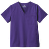 White Swan Purple Fundamentals V-Neck Top