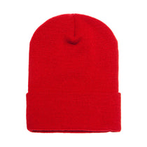 Yupoong Red Cuffed Knit Cap