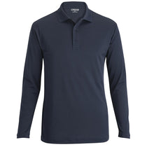 Edwards Men's Bright Navy Mini Pique Snag Proof Polo