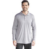 Edwards Men's Cool Grey Mini Pique Snag Proof Polo