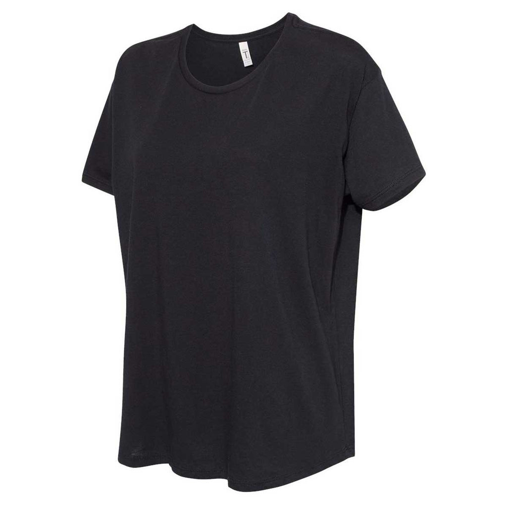 Next Level Women's Black Ideal Flow Tee