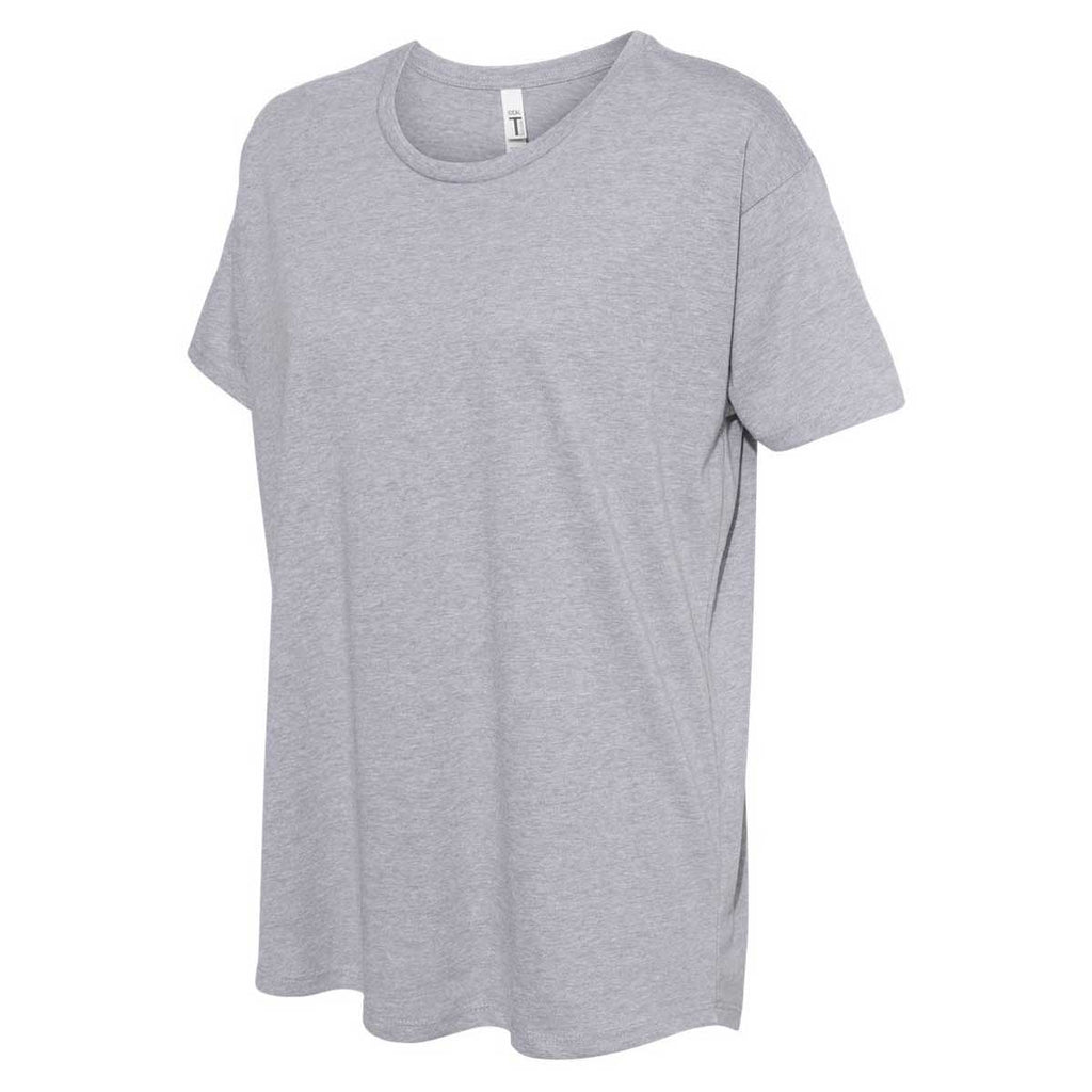 Next Level Women's Heather Grey Ideal Flow Tee