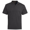 Edwards Men's Steel Grey Hi-Performance Mesh Short Sleeve Polo