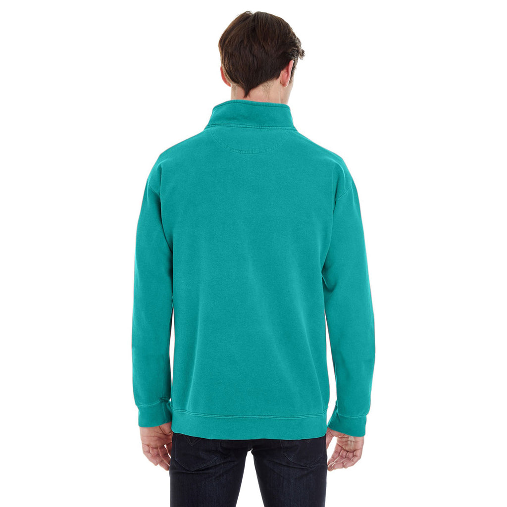 Comfort Colors Men's Seafoam 9.5 oz. Quarter-Zip Sweatshirt