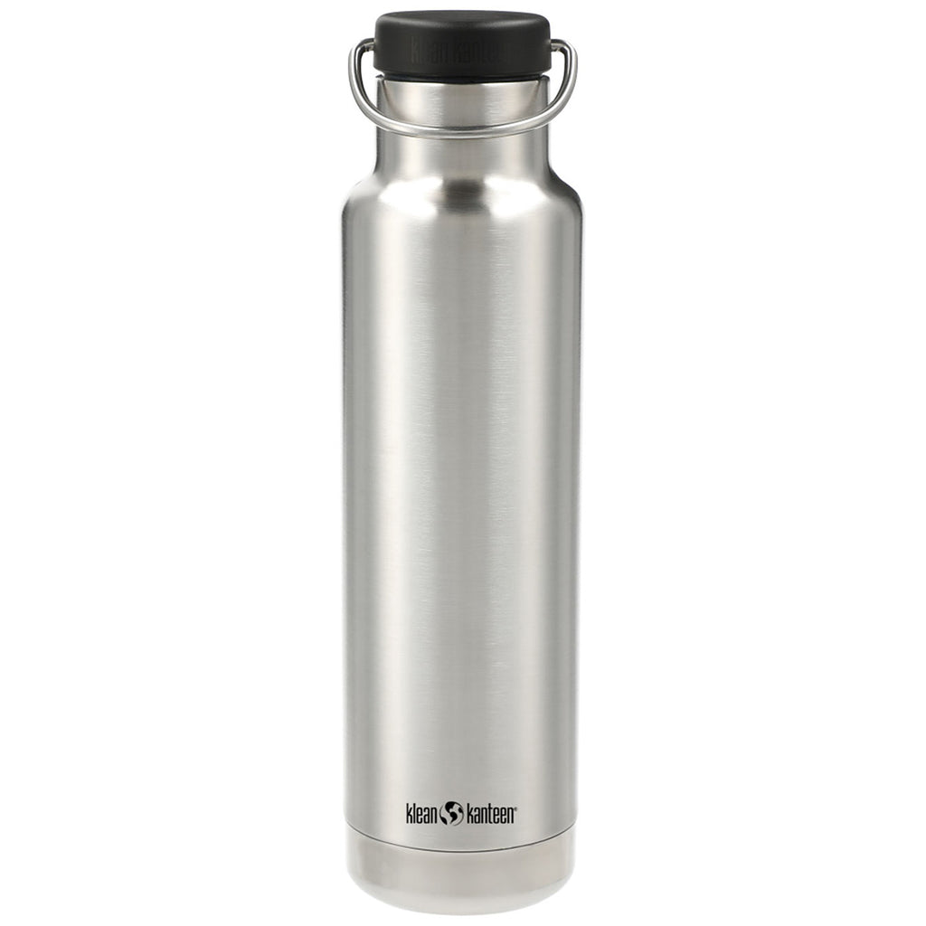 Klean Kanteen Silver Eco Insulated Classic 20oz - Loop Cap