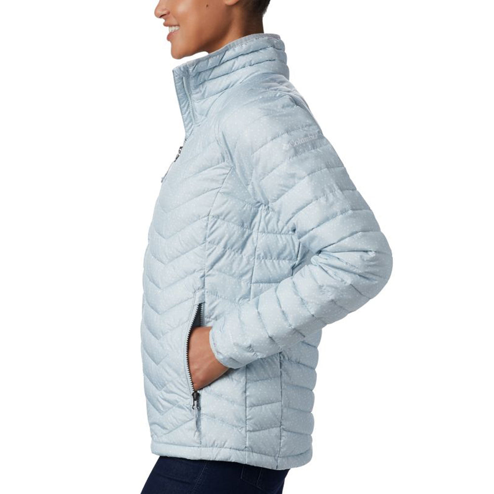 Columbia Women's Cirrus Grey Sparkler Print Powder Lite Jacket