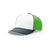 Richardson White/Neon Green/Navy On-Field Tri-Color Pulse SportMesh R-Flex Cap