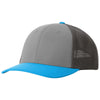 Richardson Cement Grey/Dark Charcoal/Pool Blue Hood River Cap