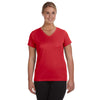 Augusta Sportswear Women's Red Wicking-T-Shirt